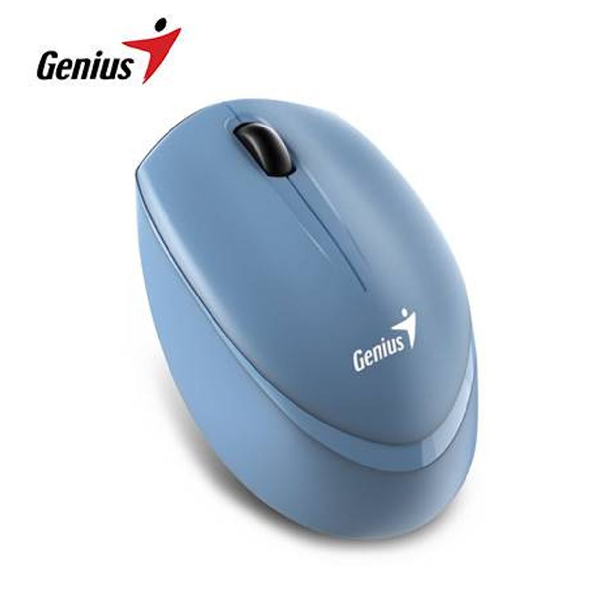 Mouse Genius Nx-7009 Wireless Blueeye Ergonomico Blue Grey